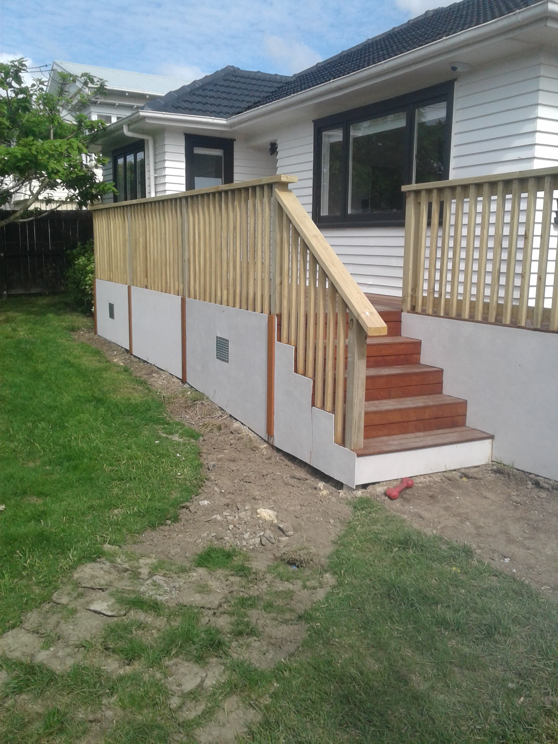 after we did work image for Decks